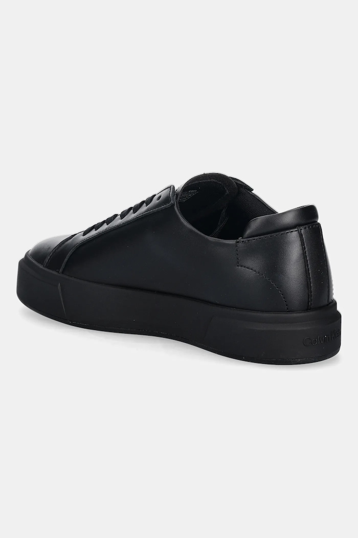 Cipők Calvin Klein sportcipő BASKET CUPSOLE LACEUP LTH ML YM0YM01460 fekete