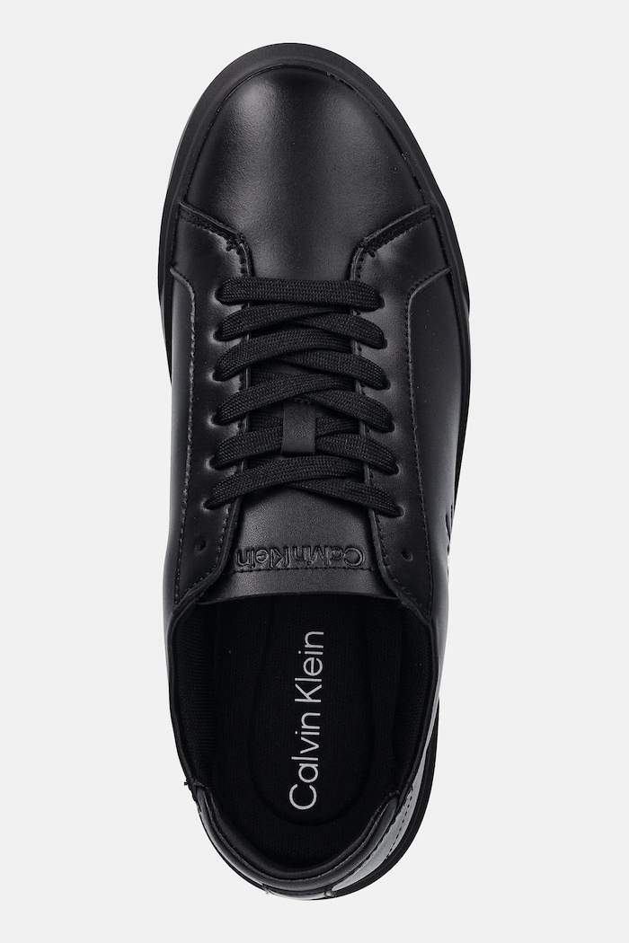 Calvin Klein sportcipő BASKET CUPSOLE LACEUP LTH ML fekete YM0YM01460