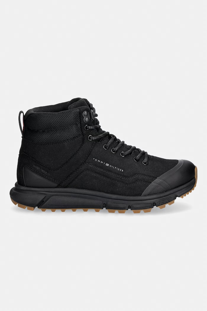 Topánky Tommy Hilfiger OUTDOOR RUNNER HI WPM FM0FM05575 čierna AW25