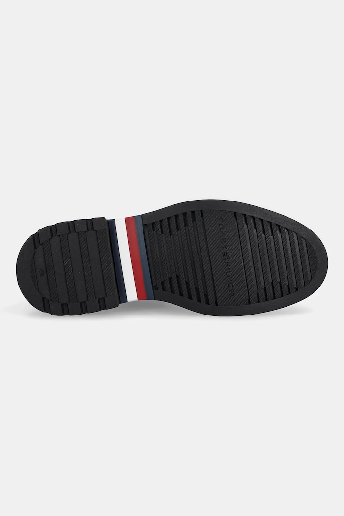 Tommy Hilfiger magasszárú cipő velúrból COMFORT LWT SDE CHELSEA FM0FM05592 sötétkék