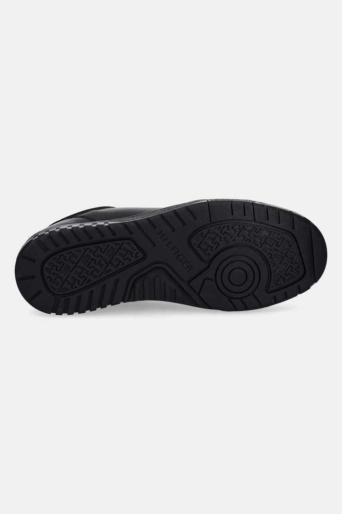 Tommy Hilfiger sneakersy skórzane TH BASKET CORE LTH FM0FM05629 czarny