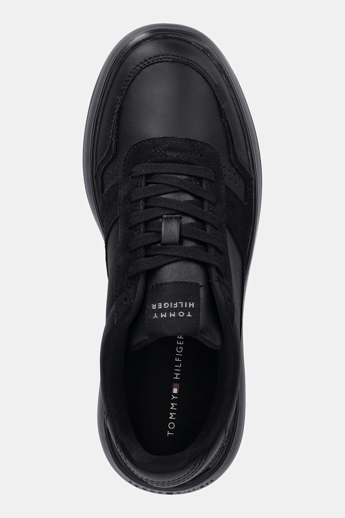Tommy Hilfiger sneakersy skórzane MODERN LIGHTCUP LTH WL czarny FM0FM05636