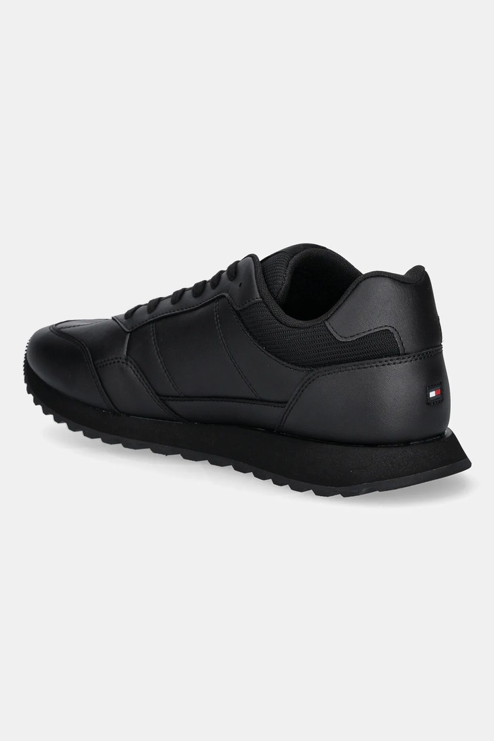 Obuwie Tommy Hilfiger sneakersy NEW RUNNER EVA LTH STRIPES FM0FM05637 czarny