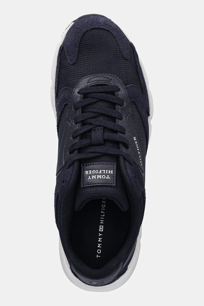 Tommy Hilfiger sneakersy OUTDOOR RUNNER MIX granatowy FM0FM05574