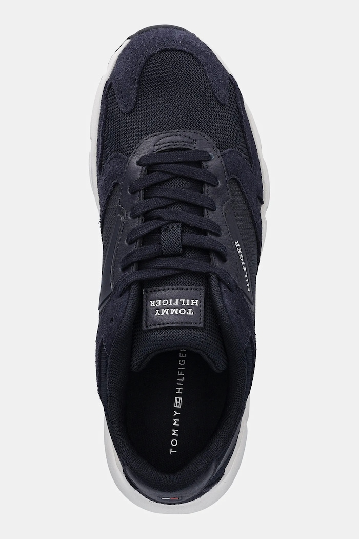 Tommy Hilfiger sneakersy OUTDOOR RUNNER MIX granatowy FM0FM05574
