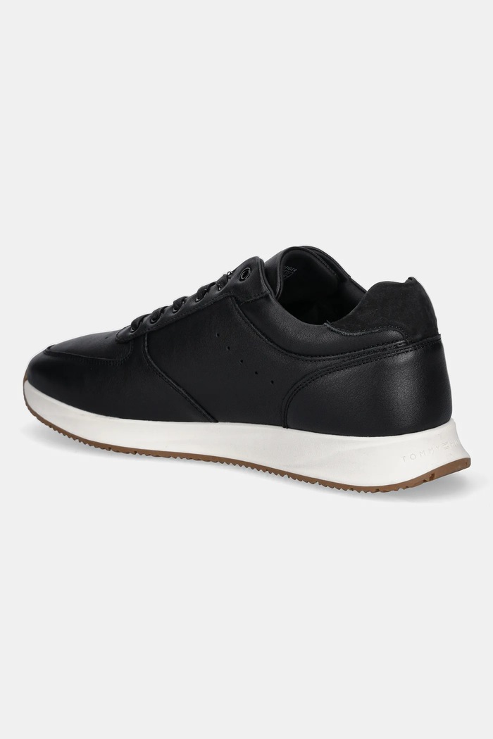 Obuv Kožené tenisky Tommy Hilfiger PREMIUM LEATHER HYBRID FM0FM05700 čierna