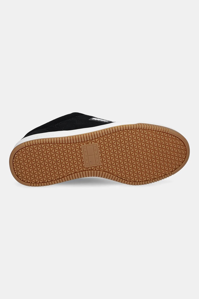 Semišové tenisky Tommy Jeans TJM CUPSOLE LONG LACE SKATE EM0EM01602 čierna
