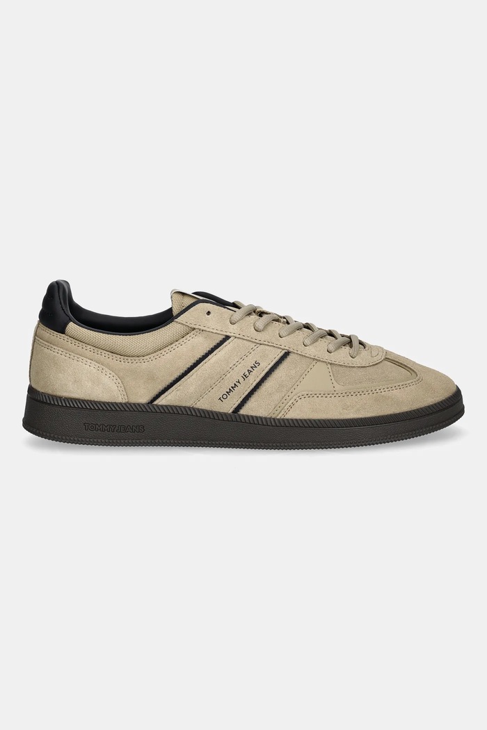 Tommy Jeans sneakersy zamszowe THE GREENWICH EDGE SUEDE EM0EM01609 beżowy AW25