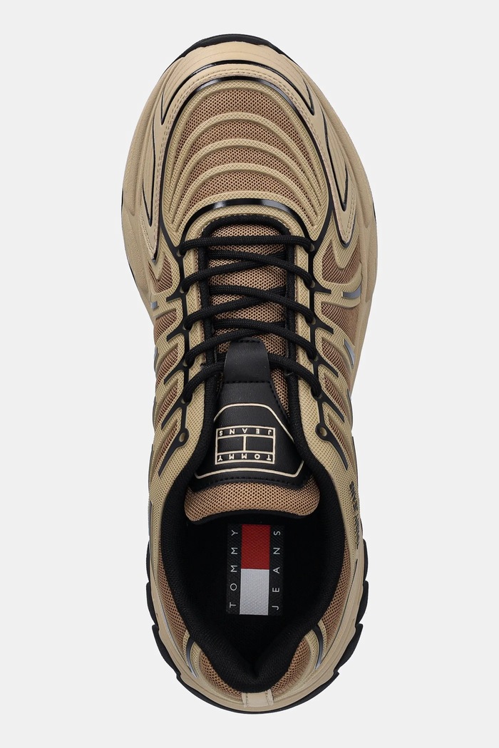 Tenisky Tommy Jeans TJM OUTDOOR RUNNER TECH. béžová EM0EM01640