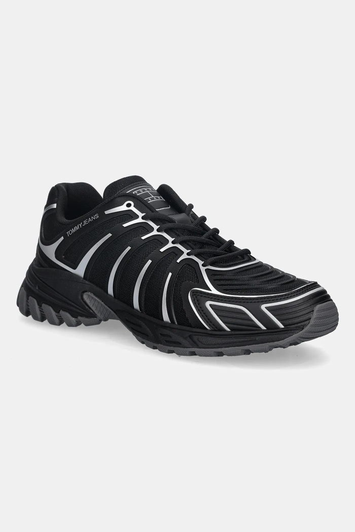 Tommy Jeans sneakers TJM OUTDOOR RUNNER TECH. textil negru EM0EM01640