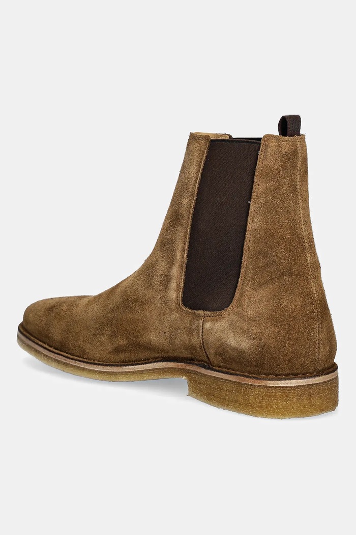 Cipők BOSS magasszárú cipő velúrból BECKHAM X BOSS 50546928.268 bézs