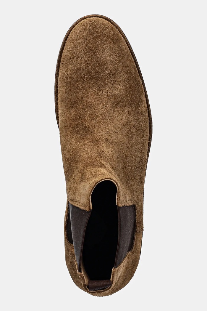 BOSS magasszárú cipő velúrból BECKHAM X BOSS bézs 50546928.268