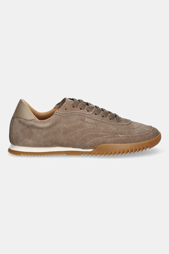 Велурени маратонки BOSS Careton 50548707.260 кафяв AW25