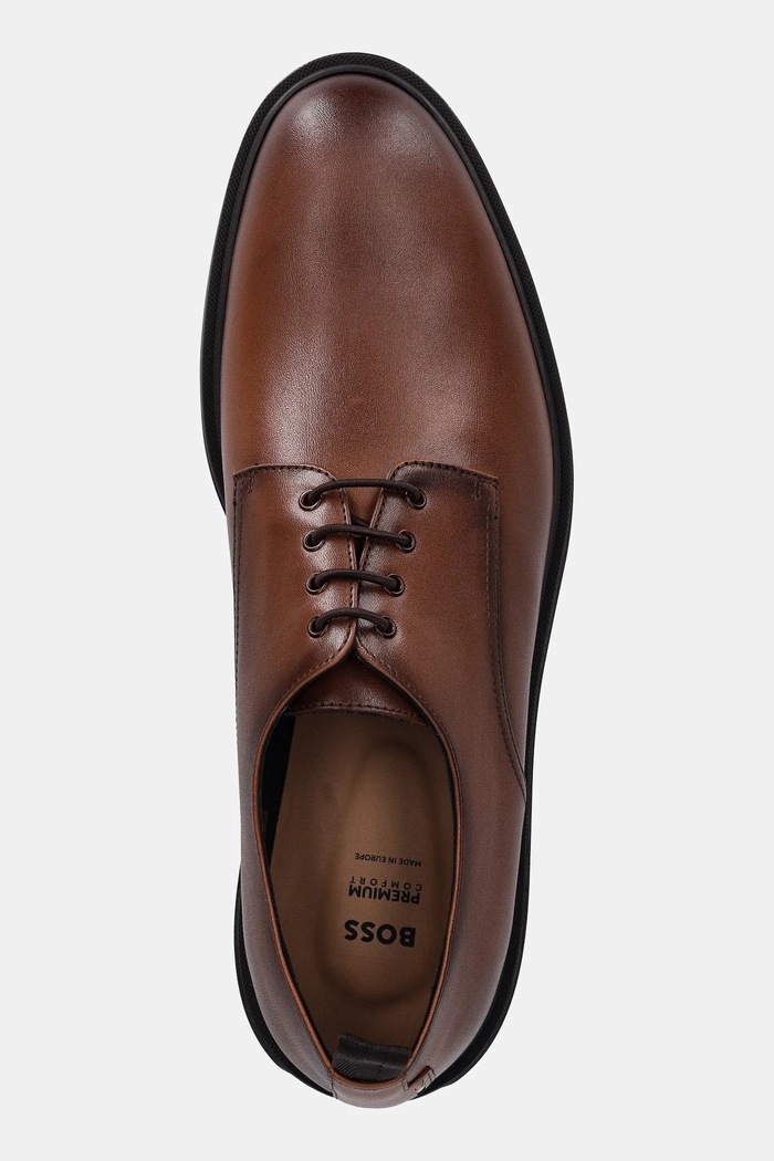 Pantofi de piele Calev BOSS 50548036.210 maro