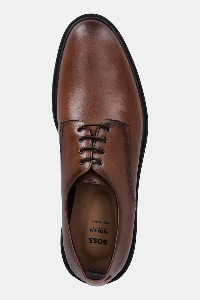 Pantofi de piele Calev BOSS 50548036.210 maro