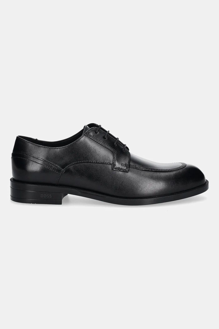 Kožené polobotky BOSS Tayil 50548206.001 černá AW25