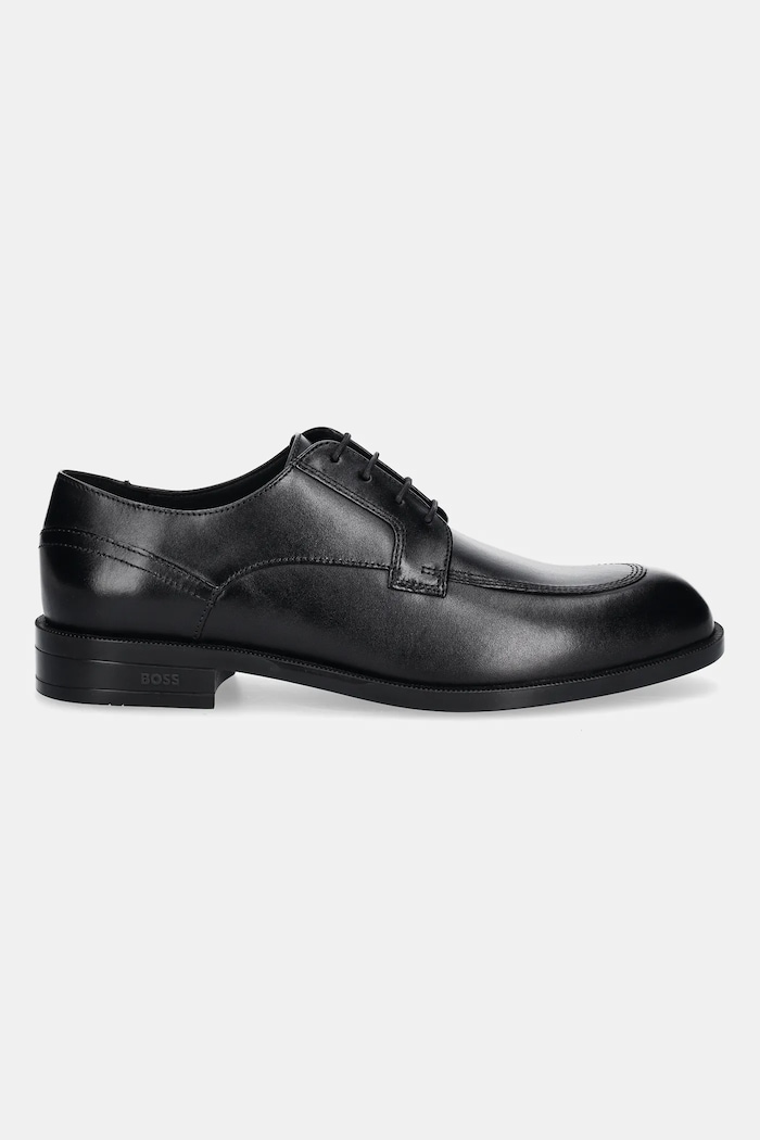 Kožené polobotky BOSS Tayil 50548206.001 černá AW25