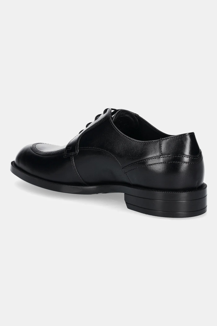 Boty Kožené polobotky BOSS Tayil 50548206.001 černá