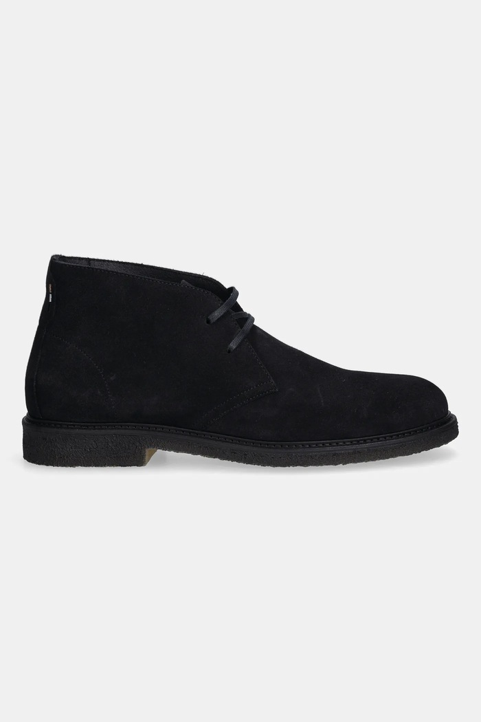 BOSS buty zamszowe Kope 50548077.401 granatowy AW25