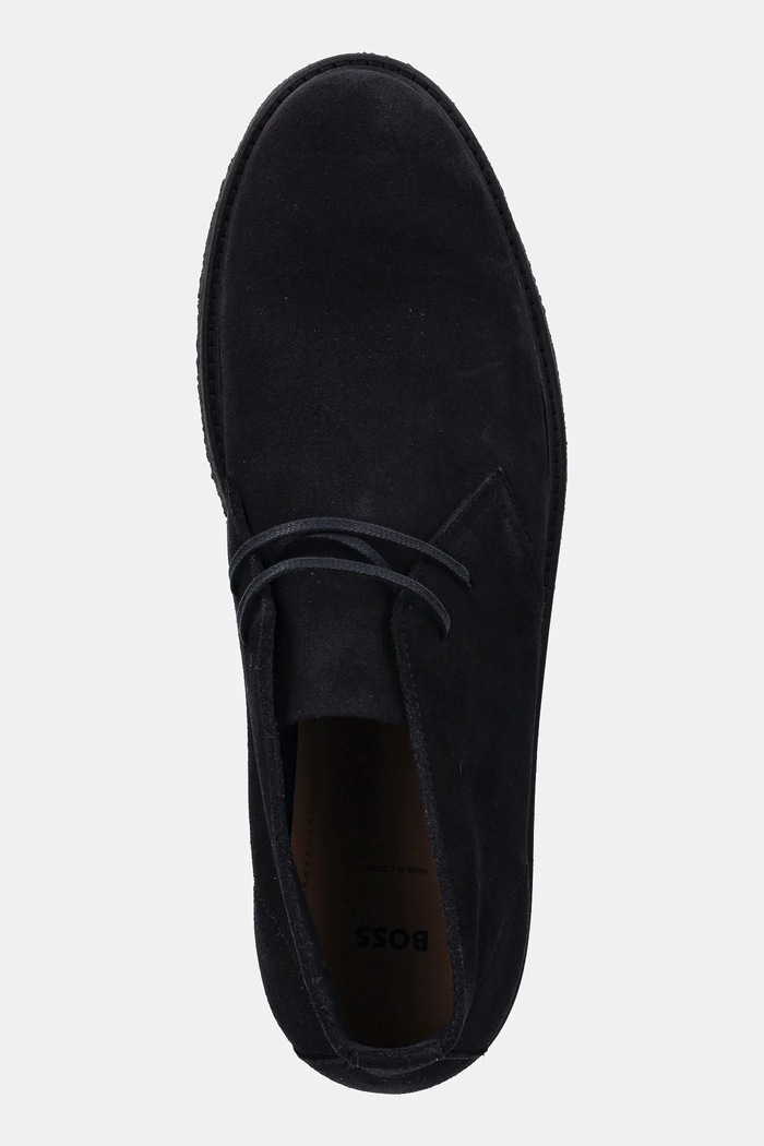 BOSS buty zamszowe Kope granatowy 50548077.401