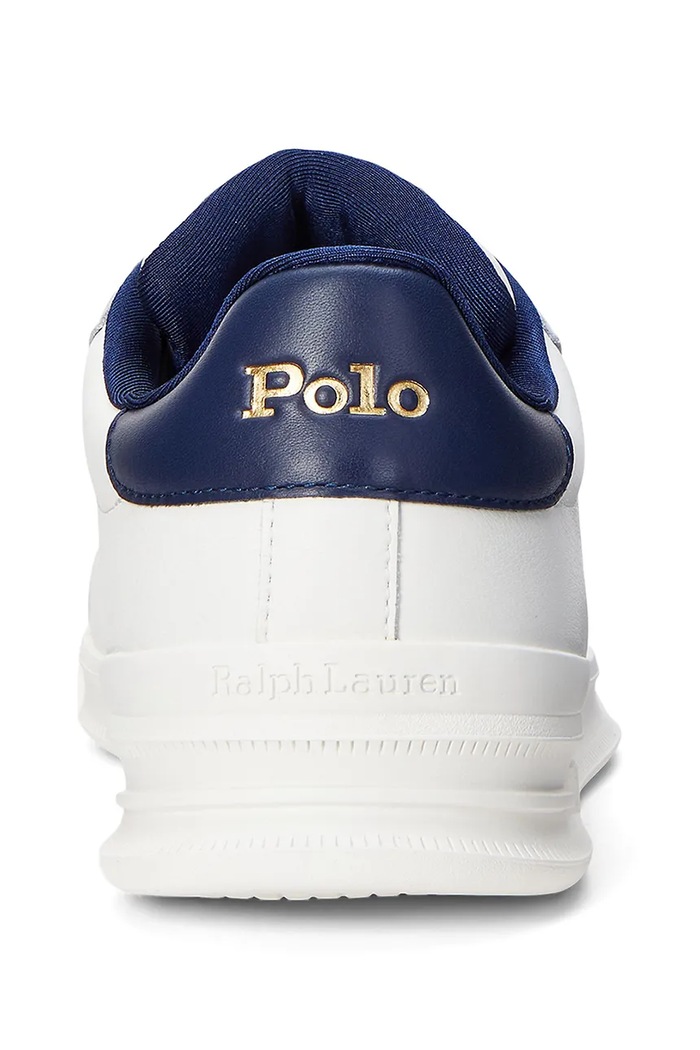 Obuwie Polo Ralph Lauren sneakersy skórzane Hrt Crt II 809968172001.100 biały