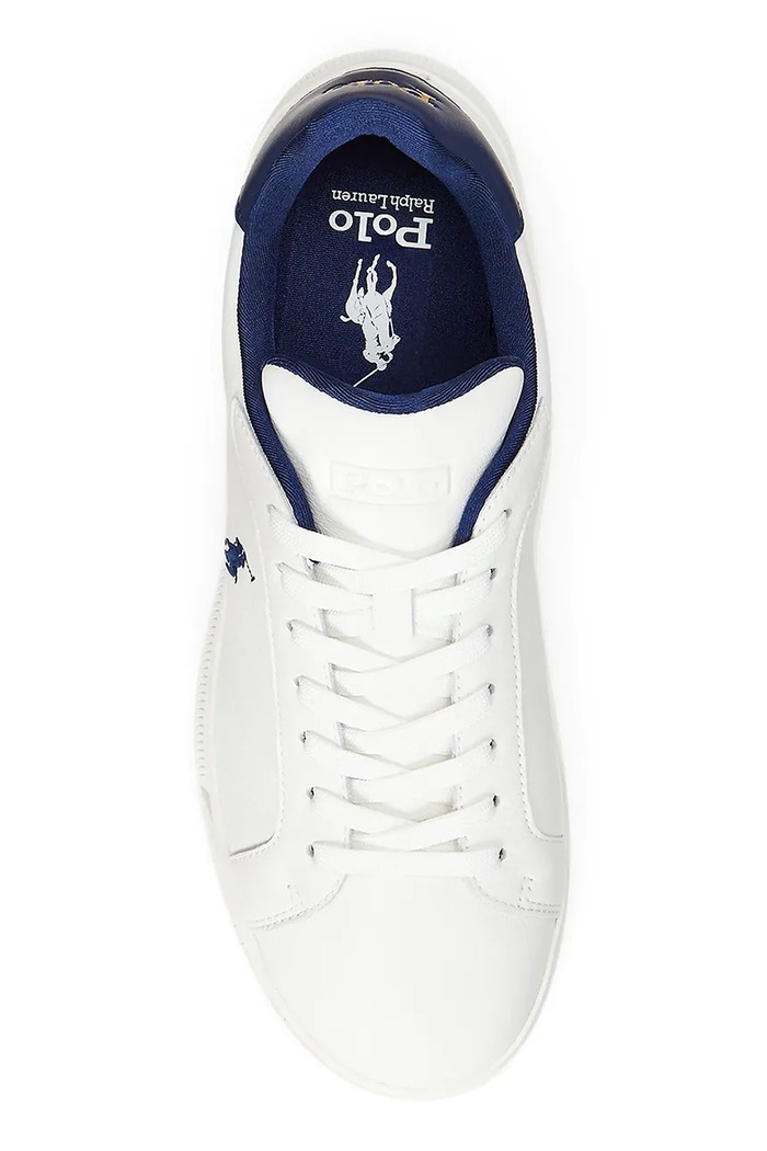 Polo Ralph Lauren sneakersy skórzane Hrt Crt II biały 809968172001.100