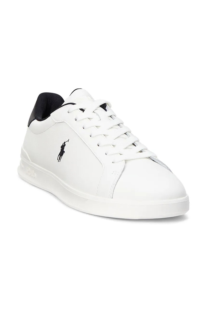 Polo Ralph Lauren sneakersy skórzane Hrt Crt II 809968172004.100 biały AW25