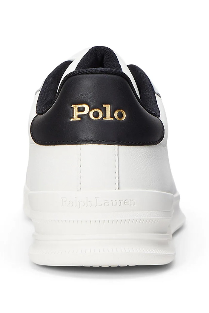 Obuwie Polo Ralph Lauren sneakersy skórzane Hrt Crt II 809968172004.100 biały