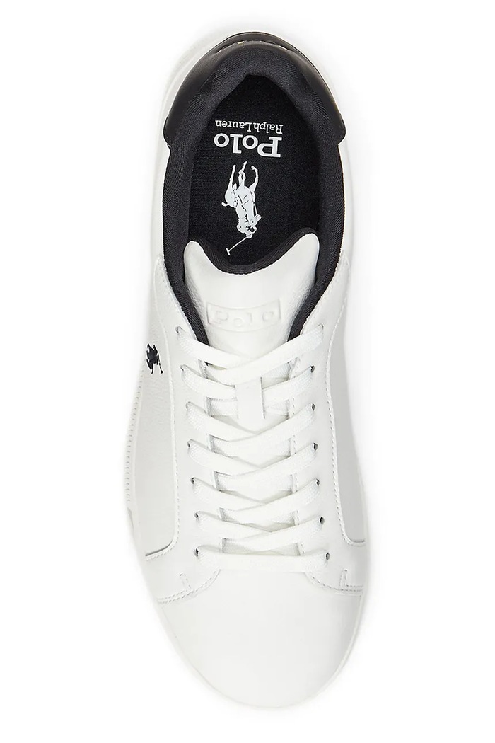 Polo Ralph Lauren sneakersy skórzane Hrt Crt II biały 809968172004.100