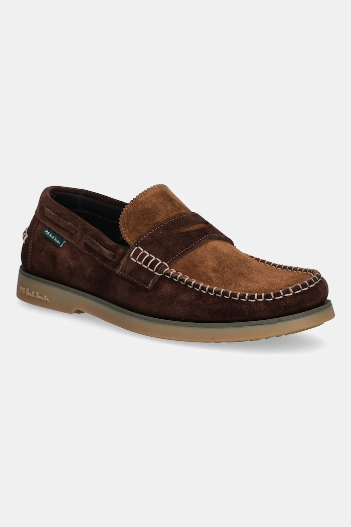 Semišové mokasíny PS Paul Smith Tristain casual hnedá M2S.TSN03.TSUE