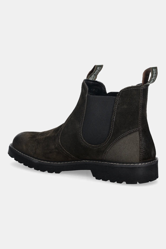 Cipők Barbour magasszárú cipő velúrból Patton MFO0771BR98 barna