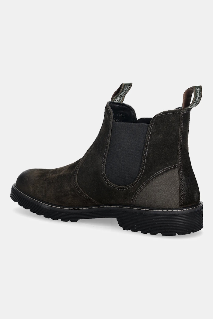 Cipők Barbour magasszárú cipő velúrból Patton MFO0771BR98 barna