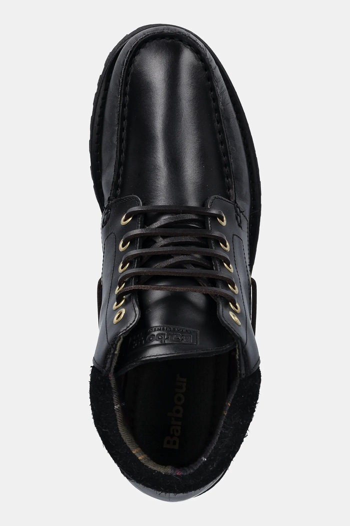 Barbour bőr cipő Tiller fekete MFO0799BK51