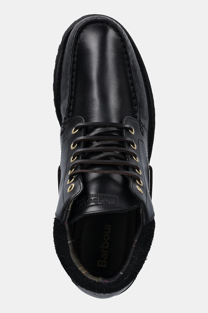 Barbour bőr cipő Tiller fekete MFO0799BK51
