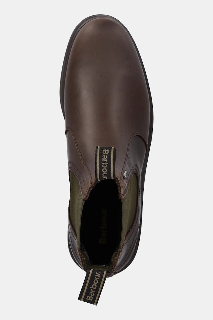 Кожени боти челси Barbour Hale кафяв MFO0815BR99