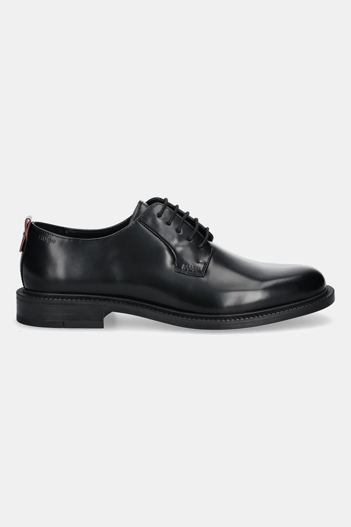 Usnjeni polškornji HUGO Lysander 50548654.001 črna AW25