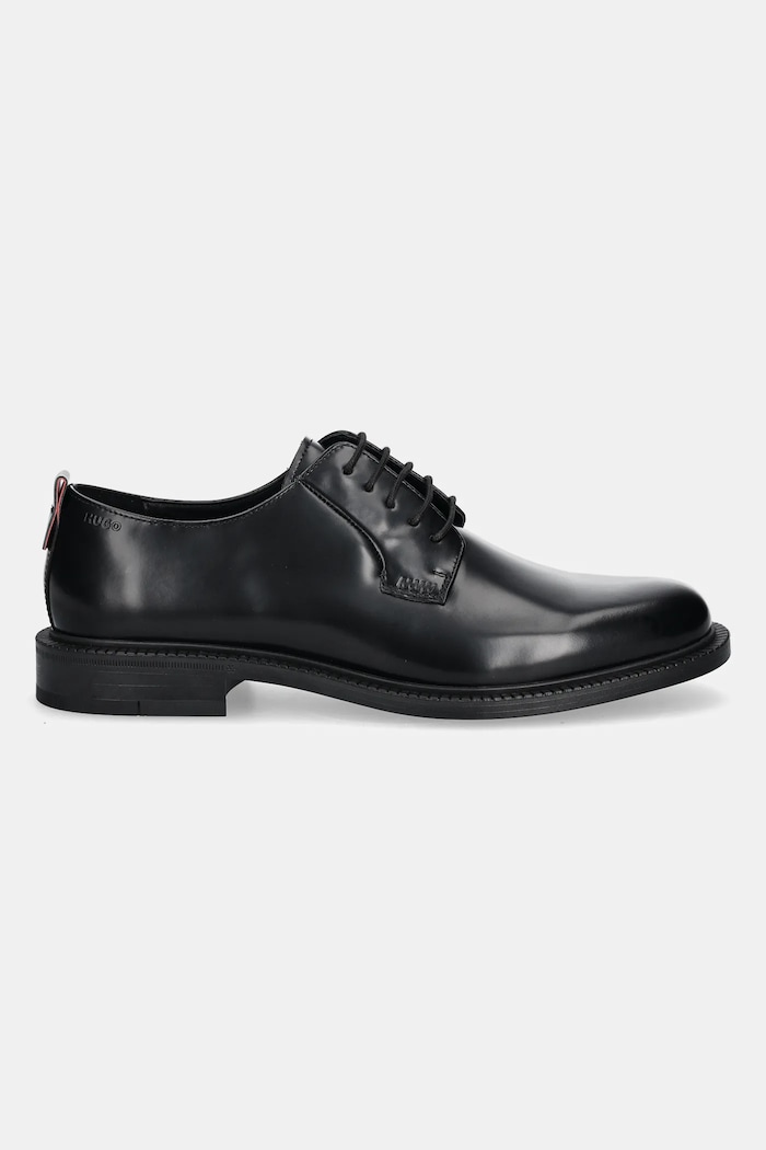 Usnjeni polškornji HUGO Lysander 50548654.001 črna AW25