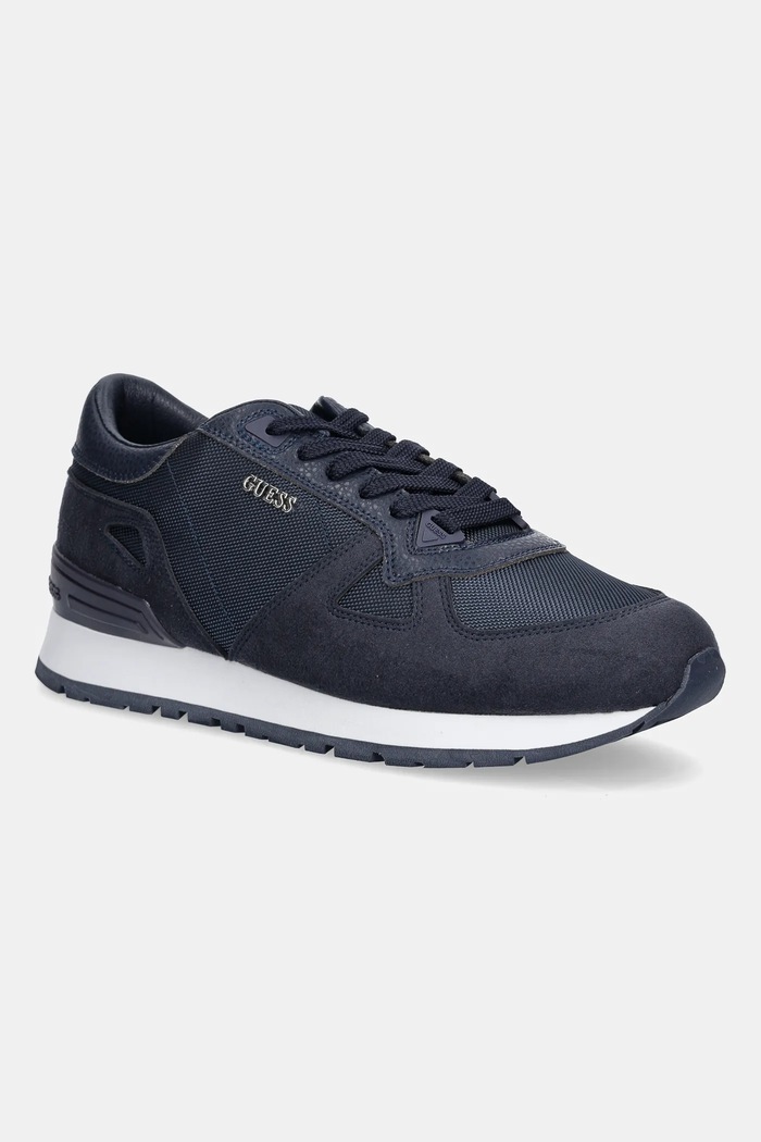 Guess sneakersy TRESA imitacja skóry licowej granatowy FMTTRE.FAB12.BLUE