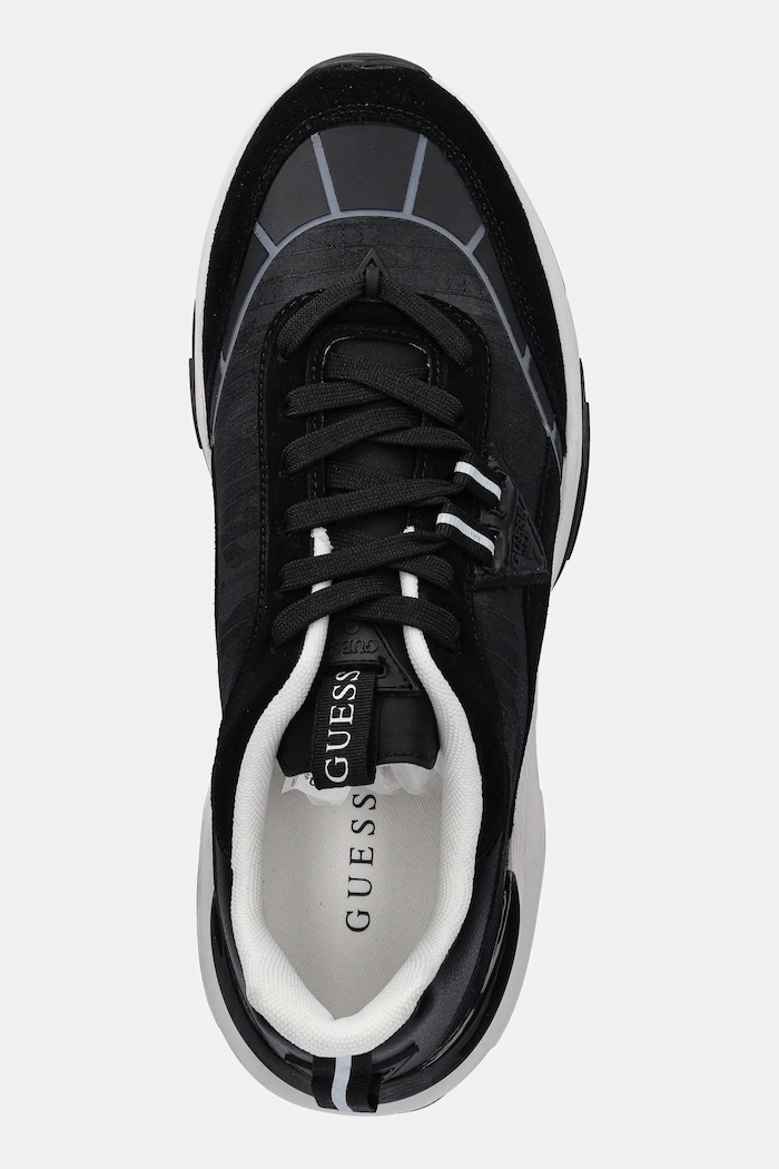 Guess sneakersy VALENCIA czarny FMTVAL.FAB12.BLACK