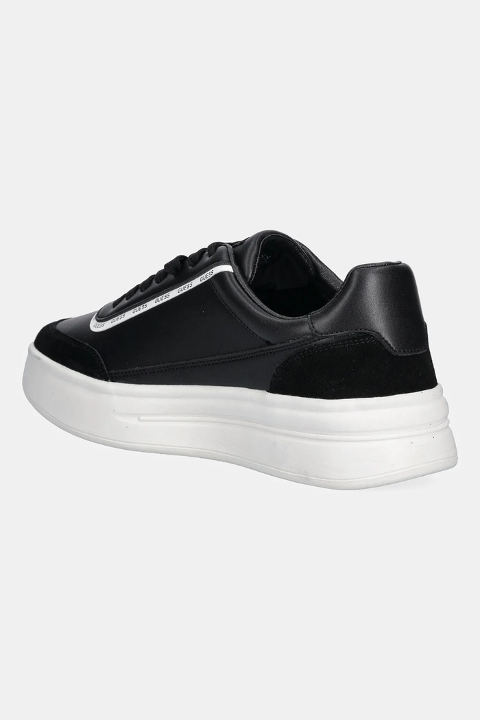 Încălțăminte Guess sneakers din piele WINNO 3 FMTWI3.ELE12.BLACK negru