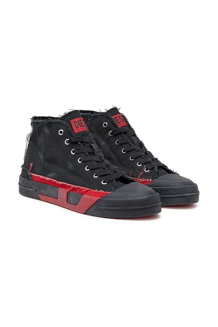 Diesel trampki S-D-Verse Mid Ii Y03723.P8114.H4072 czarny AA00