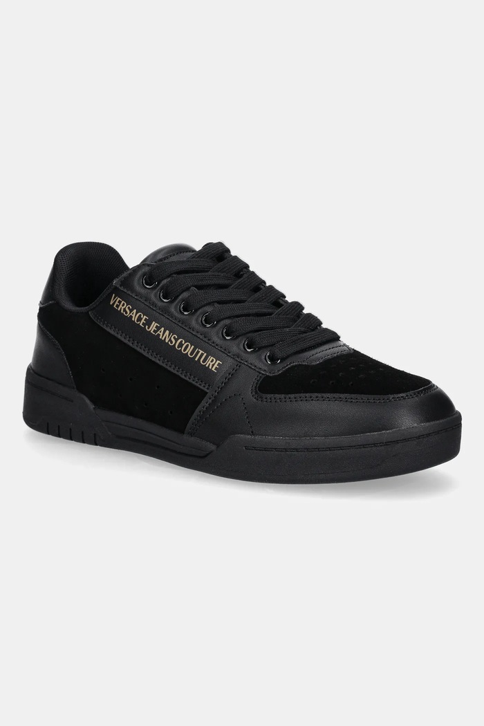 Tenisky Versace Jeans Couture imitácia kože čierna 79YA3SD4.ZPB39.899