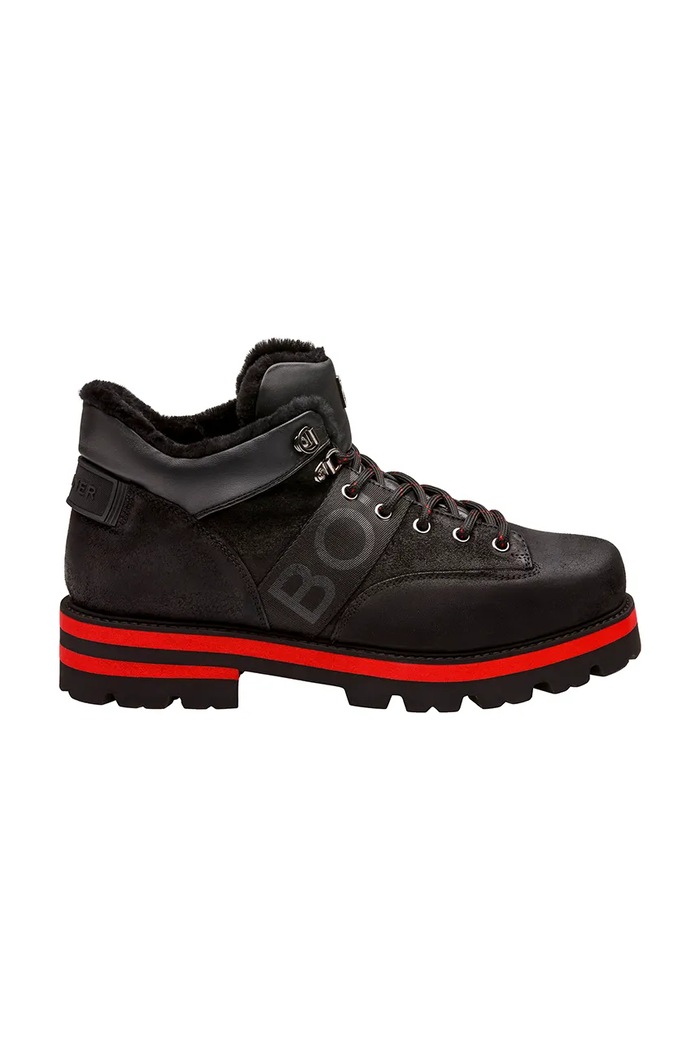 Členkové topánky Bogner COURCHEVEL 37 B usňová koža čierna 12544393