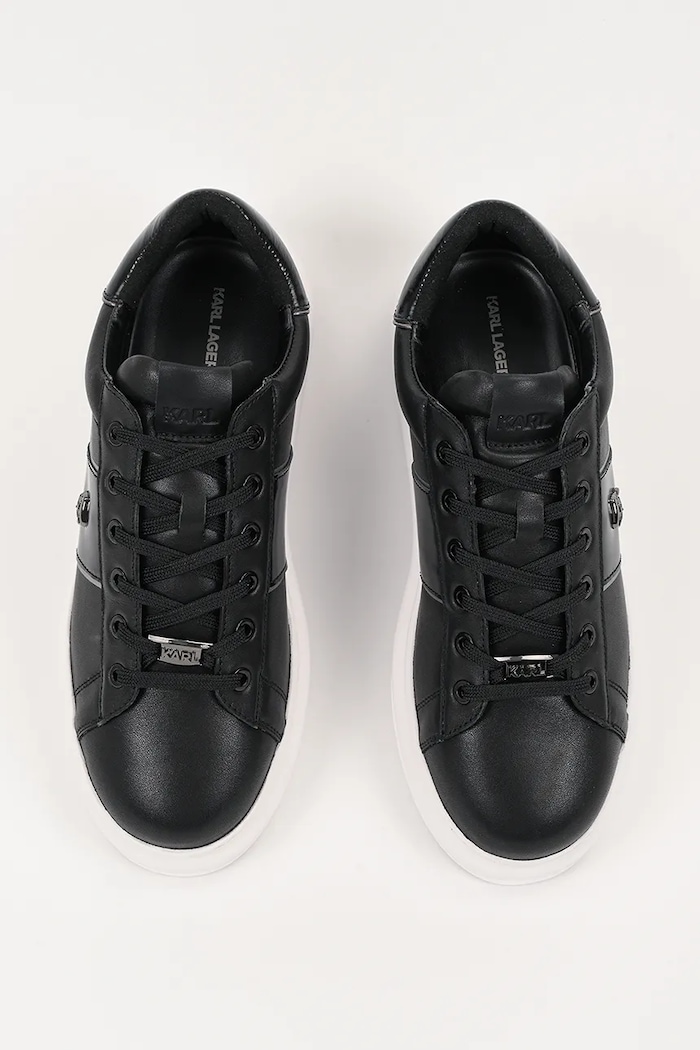 Kožené tenisky Karl Lagerfeld KAPRI MENS čierna KL52534A.000