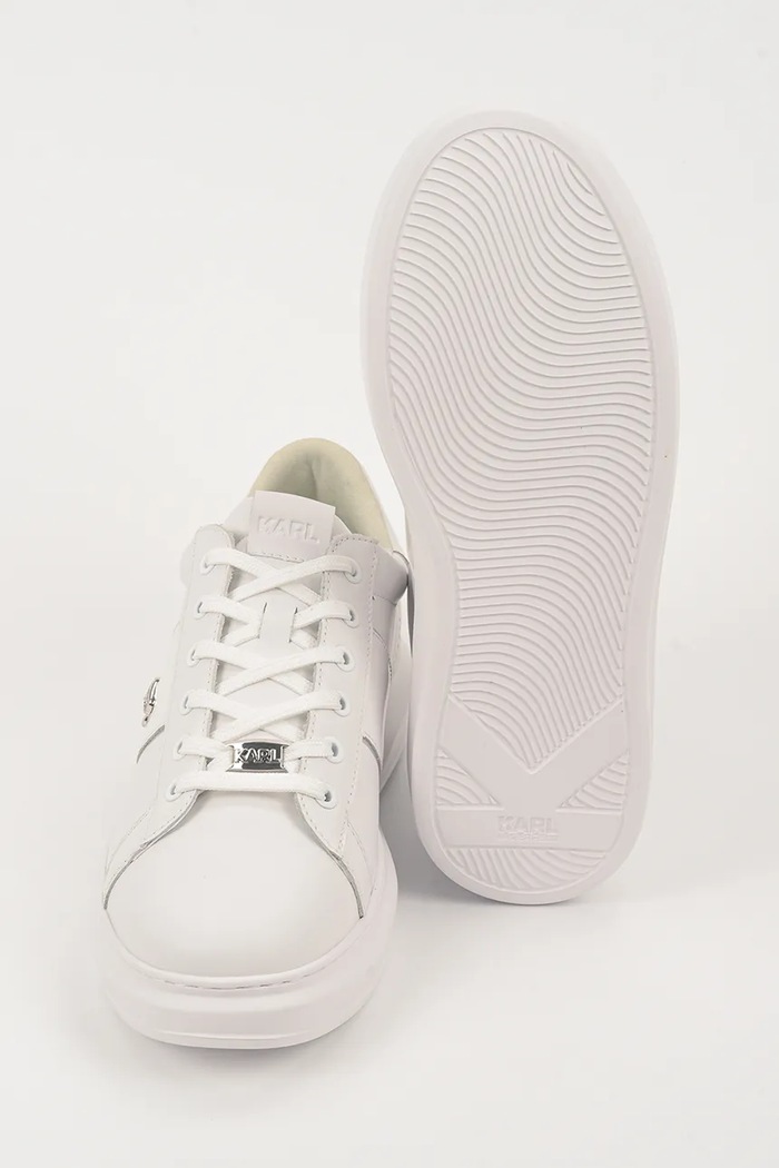 Kožené tenisky Karl Lagerfeld KAPRI MENS KL52534A.01W biela