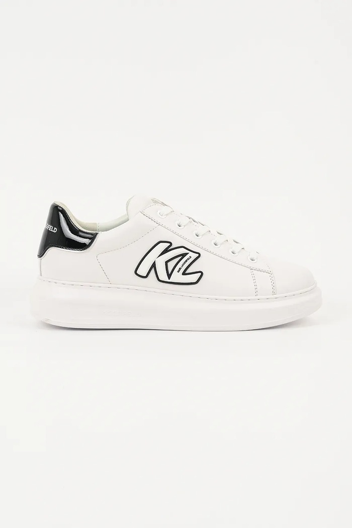 Karl Lagerfeld Sneakersy skórzane KAPRI MENS biały KL52535A.011