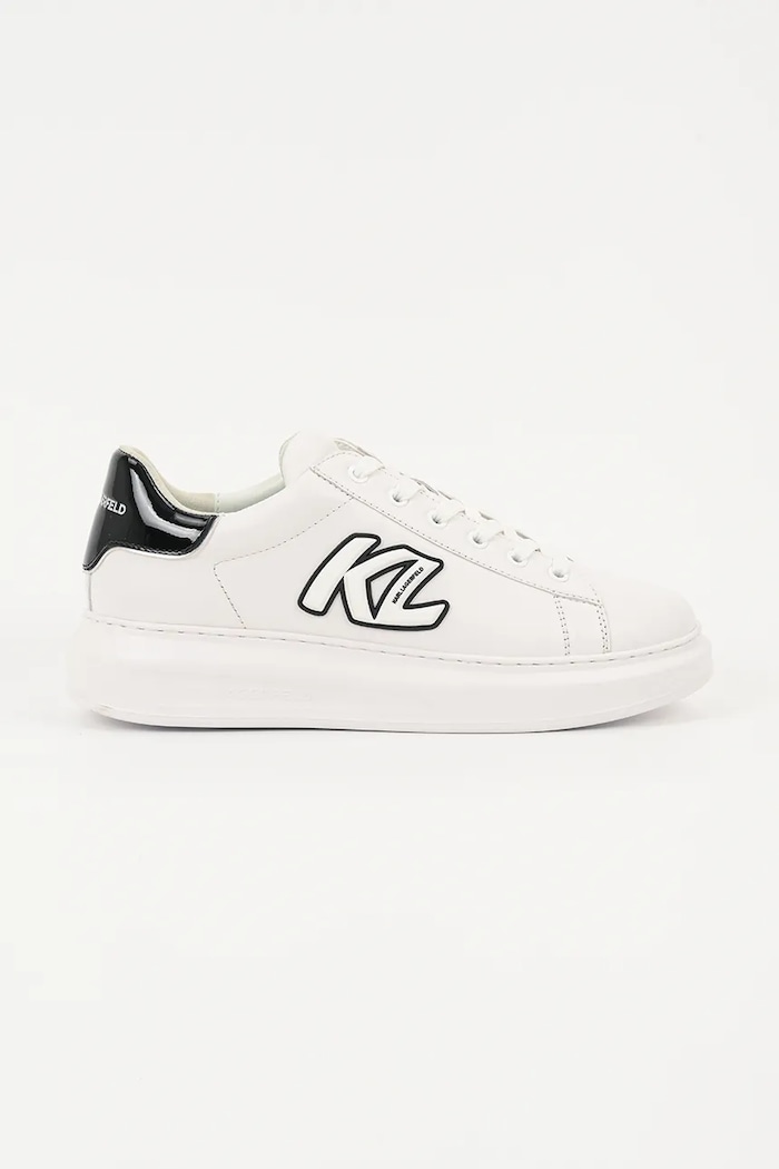 Karl Lagerfeld Sneakersy skórzane KAPRI MENS biały KL52535A.011