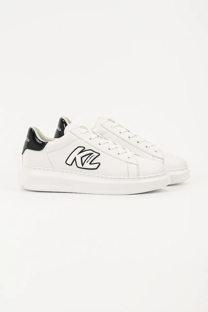 Karl Lagerfeld Sneakersy skórzane KAPRI MENS KL52535A.011 biały AW25