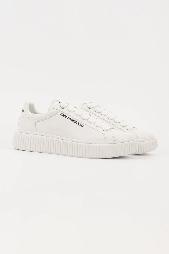 Karl Lagerfeld sneakersy skórzane KAPRIKA KL24220.01W biały AW25