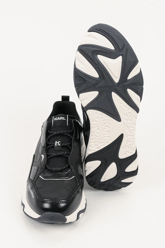 Кожени маратонки Karl Lagerfeld BLAZE KL52423.00S черен